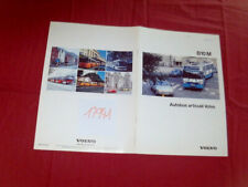 N° 17941  / VOLVO B10M   autobus articulé  /  catalogue  français 08.1988 comprar usado  Enviando para Brazil