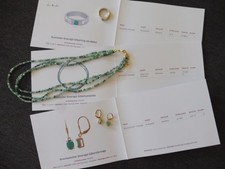 Juwelo set smaragd gebraucht kaufen  Alzenau