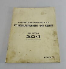 Werkstatthandbuch peugeot 204 gebraucht kaufen  Jever