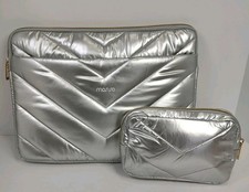 MOSISO Bolsa de Manga para Notebook Estojo para Notebook Bolsa de Acessórios Prata Puffer 13/13.3  comprar usado  Enviando para Brazil