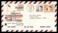 Usado, MayfairStamps Canadá 1967 Stratford Ontário Helicóptero Visita Primeiro Voo Capa comprar usado  Enviando para Brazil