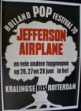 Jefferson airplane poster for sale  PRESTON