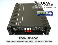 Amplificador FOCAL AP-4340 Auditor Classe A/B 4/3/2 canais; CEA 4x70Wrms @ 4Ω comprar usado Amplificador FOCAL AP-4340 Auditor Classe A/B 4/3/2 canais; CEA 4x70Wrms @ 4Ω comprar usado  Enviando para Brazil