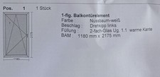 Balkontür terrassentür herst gebraucht kaufen  Brande-Hornerkirchen