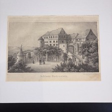 Lithographie 1842 schloss gebraucht kaufen  Hildesheim