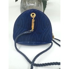 Bolsa tiracolo Fendi vintage azul acolchoada macarrão veludo certificado de autenticidade Lagerfeld comprar usado Bolsa tiracolo Fendi vintage azul acolchoada macarrão veludo certificado de autenticidade Lagerfeld comprar usado  Enviando para Brazil