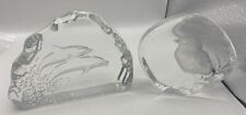 Glass ornaments pair for sale  HULL