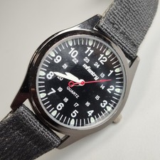 Relógio masculino estilo militar INFANTRY 39mm, pulseira de náilon preta, novo Batt comprar usado  Enviando para Brazil