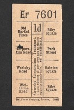 Usado, TRANSPORTE VINTAGE DA DÉCADA DE 1920 GRIMSBY CORPORATION. BILHETE DE ÔNIBUS BONDE comprar usado  Enviando para Brazil
