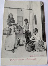 Costumi siciliani fruttivendol usato  Italia