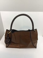 Bolsa de mão Anthony Luciano autêntica feita sob medida, bolsa satchel marrom grande, usado comprar usado  Enviando para Brazil