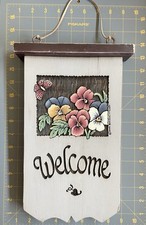 Handcrafted welcome pansy for sale  Missoula