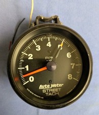 Usado, AUTÔMETRO STREET TACH 8k RPM TACÔMETRO MOLDURA PRETA. HOTROD GASSER MUSCLE RAT. comprar usado  Enviando para Brazil