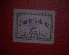 Siegelmarke stadtrat sebnitz gebraucht kaufen  Deutschland