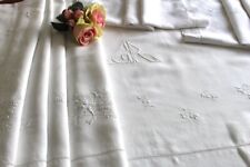 Antique embroidered monogramme d'occasion  Expédié en Belgium