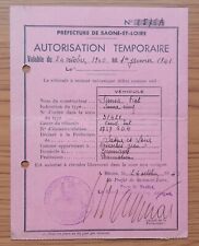 Autorisation temporaire circul d'occasion  France