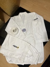 Judoanzug taekwondo weißer gebraucht kaufen  Frankfurt am Main