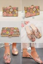 Floral sequined shoes for sale  STOKE-ON-TRENT