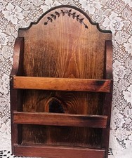 Rack/prateleira de parede vintage de madeira esculpida à mão comprar usado  Enviando para Brazil