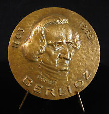 Médaille Hector Berlioz compositeur fantastique music composer chef d'orchestre d'occasion  Strasbourg-