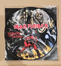 Iron Maiden - Number of The Beast, Rare 1998 reissue Official Pic Disc comprar usado  Enviando para Brazil