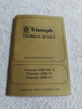 Triumph 2000 mk2 for sale  BEDFORD