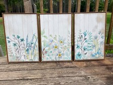 Piece framed canvas for sale  Tifton