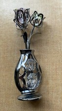 Crystocraft vase flowers for sale  NORTHAMPTON