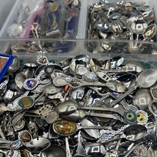 Lote de 20 colheres de lembrança surpresa aleatória COMO ESTÁ, usado comprar usado  Enviando para Brazil