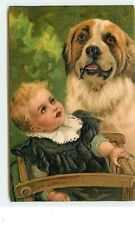 Embossed card chien d'occasion  Expédié en Belgium