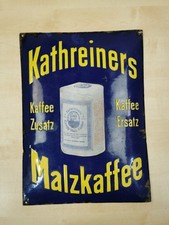 Emailschild kathreiners kaffee gebraucht kaufen  Trier