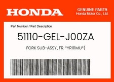 Garfo genuíno Honda Sub-Assy., Fr. *Yr111Mu*( - 51110-Gel-J00Za comprar usado Garfo genuíno Honda Sub-Assy., Fr. *Yr111Mu*( - 51110-Gel-J00Za comprar usado  Enviando para Brazil