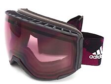 Óculos de esqui Adidas Terrex preto com lente esférica dupla rosa SP0039 02S comprar usado  Enviando para Brazil