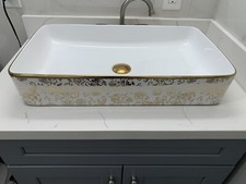 Gold pattern basin for sale  La Puente
