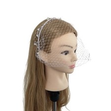 White fascinator headband for sale  BEDFORD