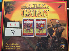 Usado, LOTE DE 2 jogos de cartas SETTLERS OF CATAN 3061 Knight/Soldier substituição 2012 comprar usado  Enviando para Brazil