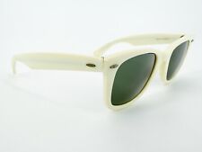 Óculos de sol vintage Ray Ban Wayfarer branco 50[]22-145 EUA K448 comprar usado  Enviando para Brazil