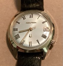1969 (M9) Calendário Accutron “AF”, Movimento 2181, Caixa Folheada a Ouro 14kt, Corrida, usado comprar usado  Enviando para Brazil