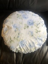 Capa de travesseiro Rachel Ashwell Shabby Chic personalizada 20” redonda azul rosa ameixa de açúcar comprar usado  Enviando para Brazil