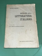 Raffaele spongano antologia usato  Torella del Sannio