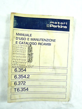 Manuale manutenzione ricambi usato  Cremona