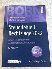 Steuerlehre rechtslage 2022 gebraucht kaufen  Runkel