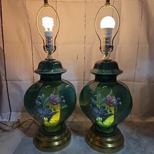 Hand painted emerald for sale  Lennox