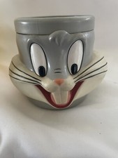 APLAUSOS Looney Tunes Bugs Bunny Copo de Suco Infantil de Plástico Caneca 1995 Warner Bros. comprar usado  Enviando para Brazil