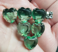 Green hearts rhinestone for sale  Nampa