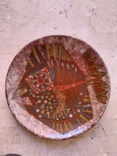 Piatto ceramica lustro usato  Italia