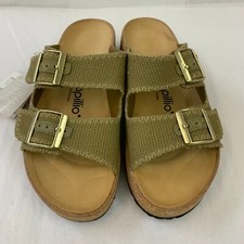 Birkenstock Novo sem Caixa Papillio Gabriela Cáqui Desbotado Misto Fibra Natural Nar comprar usado  Enviando para Brazil