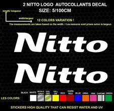Nitto logo autocollant d'occasion  Argenteuil