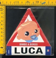 Adesivo bimbo bordo usato  Zeccone