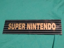 Usado, Placa de exibição de filme VHS aluguel de loja de vídeo vintage sinalização Super Nintendo Games Adv comprar usado  Enviando para Brazil